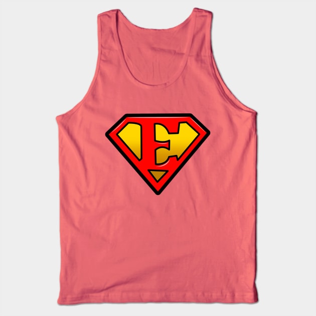 Super E symbol Tank Top by edwinj22